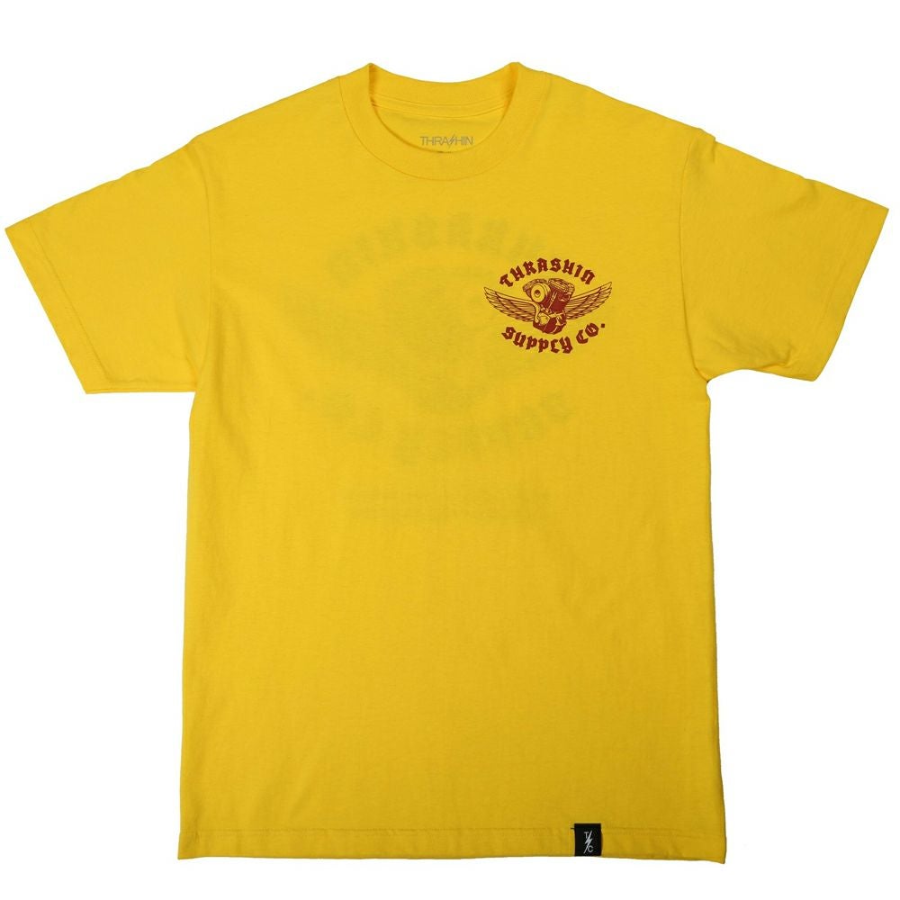 Thrashin Supply 「Shop」Tシャツ イエロー-02