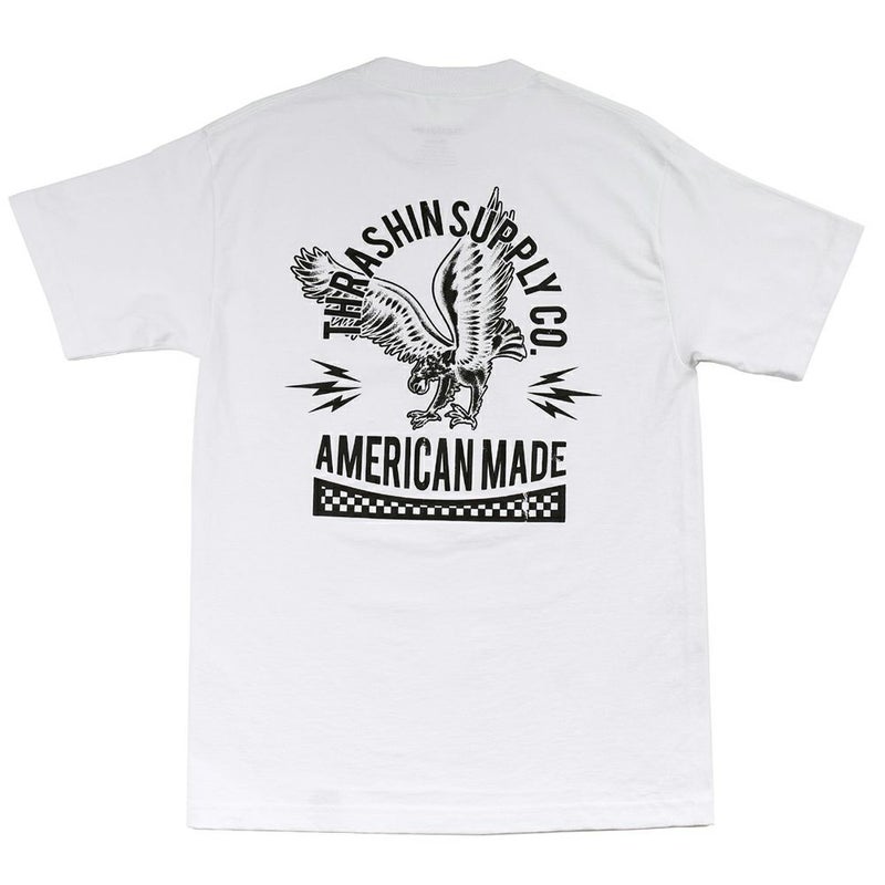 Thrashin Supply 「American Made」 ポケット Tシャツ ホワイト-01