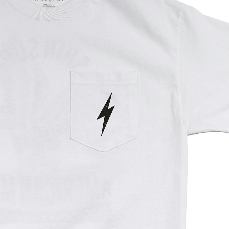 Thrashin Supply 「American Made」 ポケット Tシャツ ホワイト-03