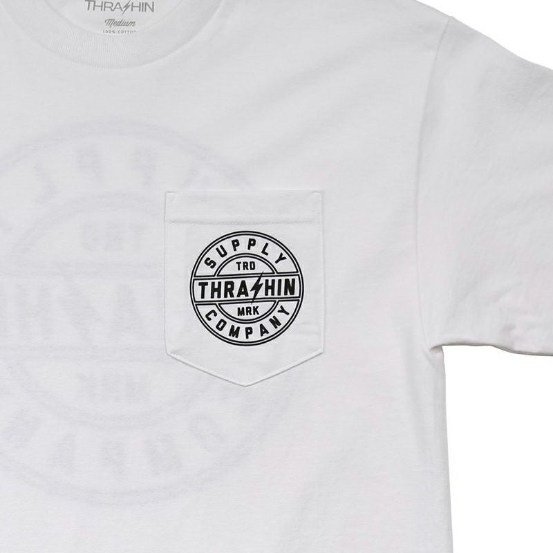 Thrashin Supply 「Trade Mark」 ポケット Tシャツ-03