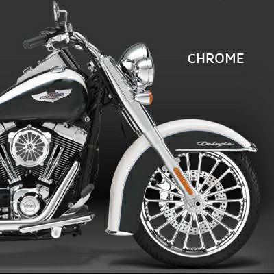 Performance Machine HEATHEN 18 x 5.5 トライク・リア クローム