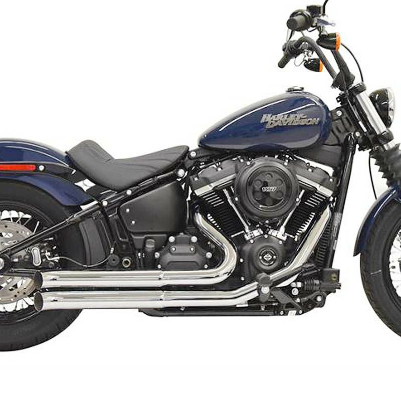 バッサーニ Radial Sweepers マフラー クローム/クロームシールド