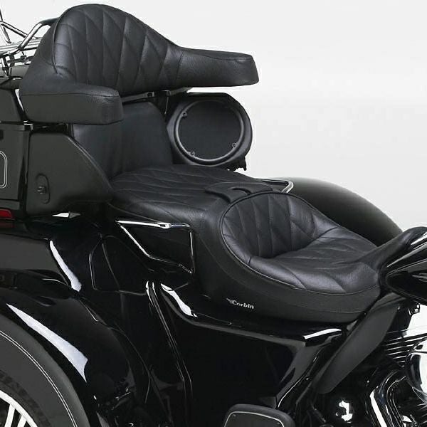 コルビン デュアル・ツーリングシート 送料込み ※ワンオーナー CORBIN デュアル・ツアーサドル 2-UPシート トライグライド |ハーレー