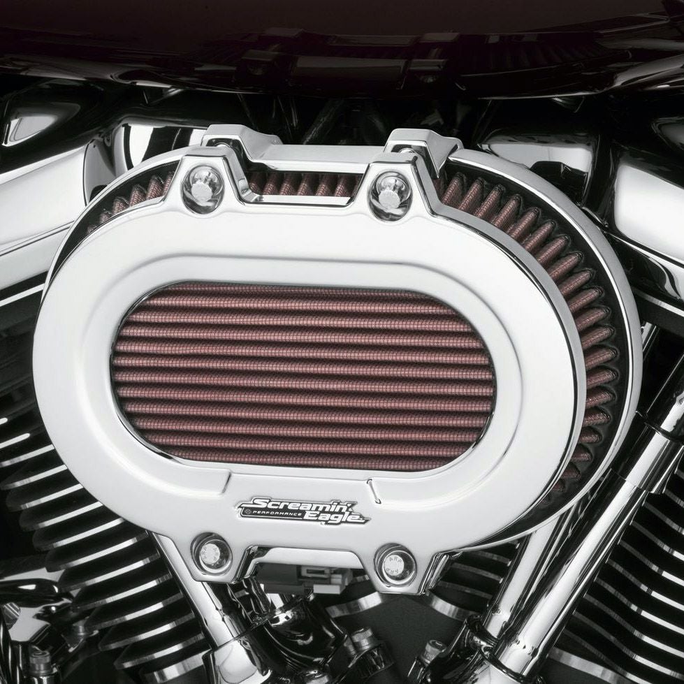 スクリーミンイーグル ベンチレーター エクストリーム エアクリーナーカバー クローム-01