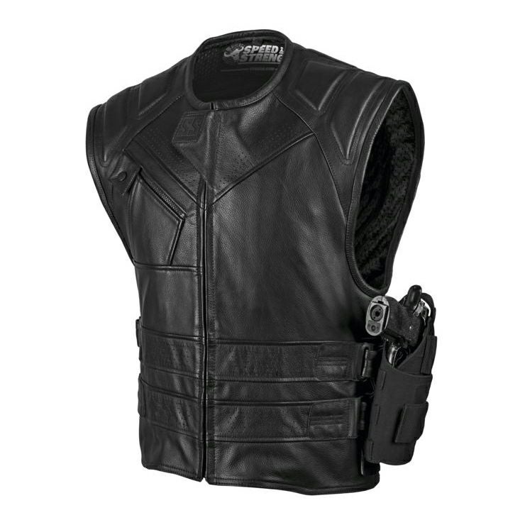スピード&ストレングス クイック&デッド メンズ・レザーベスト 2XL-03
