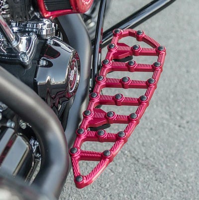 アレンネス MX Billet パッセンジャーフロアボード ゴールド |ハーレー 