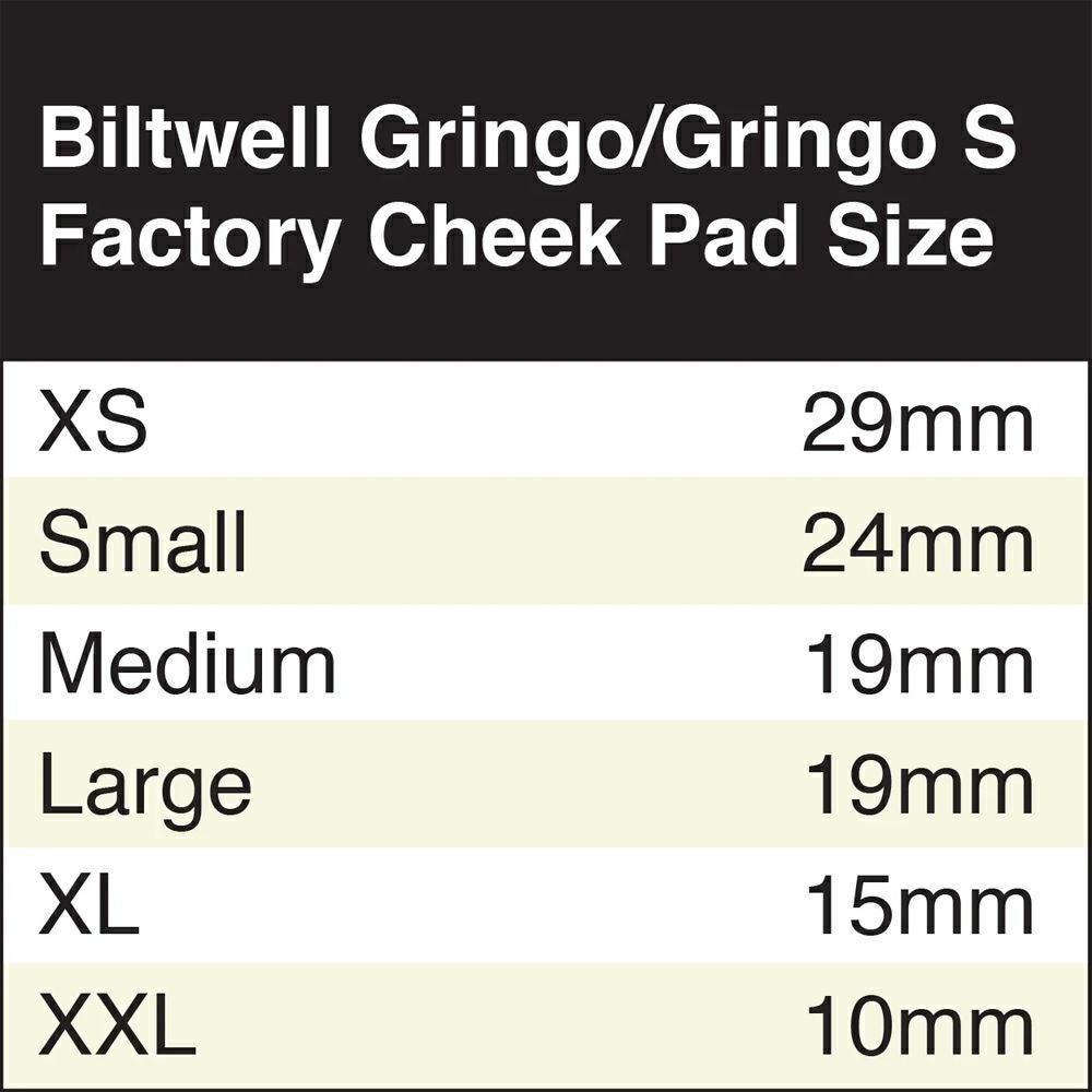 ビルトウェル Gringo S ECEヘルメット用 チークパッド-02