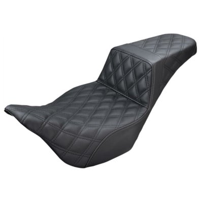 サドルマン LS-ステップアップシート ブラック ハーレー、ツーリング 