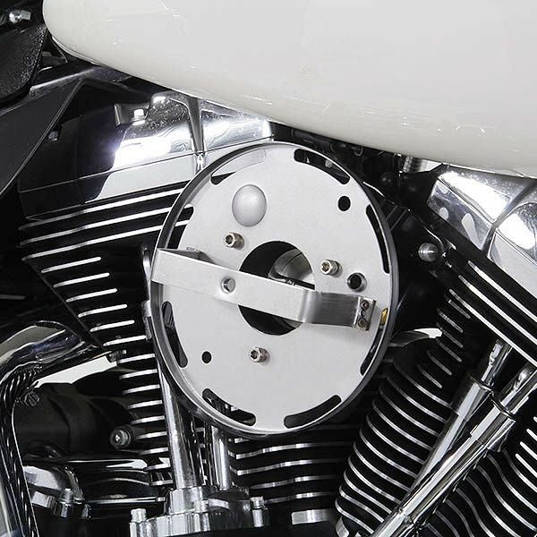 V-Twin 7インチ エアクリーナーバックプレート |ハーレーパーツ専門店