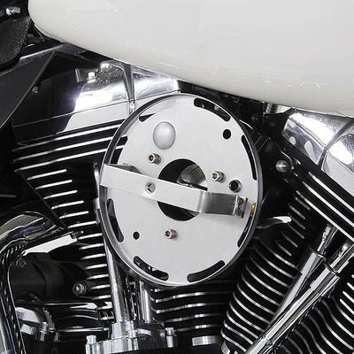 V-Twin 7インチ エアクリーナーバックプレート |ハーレーパーツ専門店 