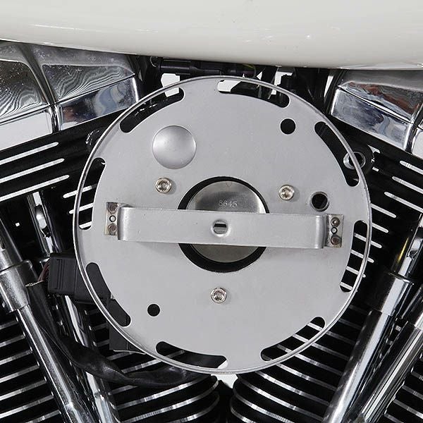 V-Twin 7インチ エアクリーナーバックプレート-02