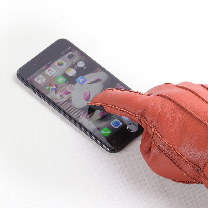 デグナー レザー・ウィンターグローブ ブラック-05