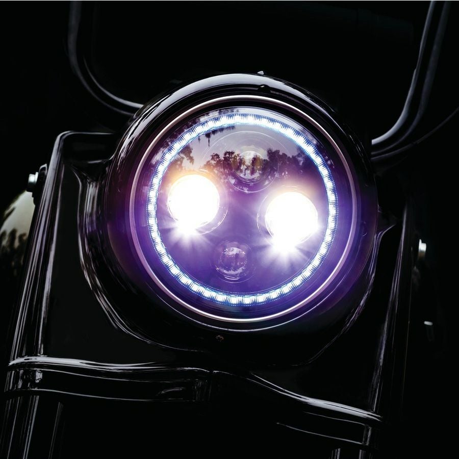 クリアキン オービット プリズムプラス 7インチ LEDヘッドライト ブラック-02