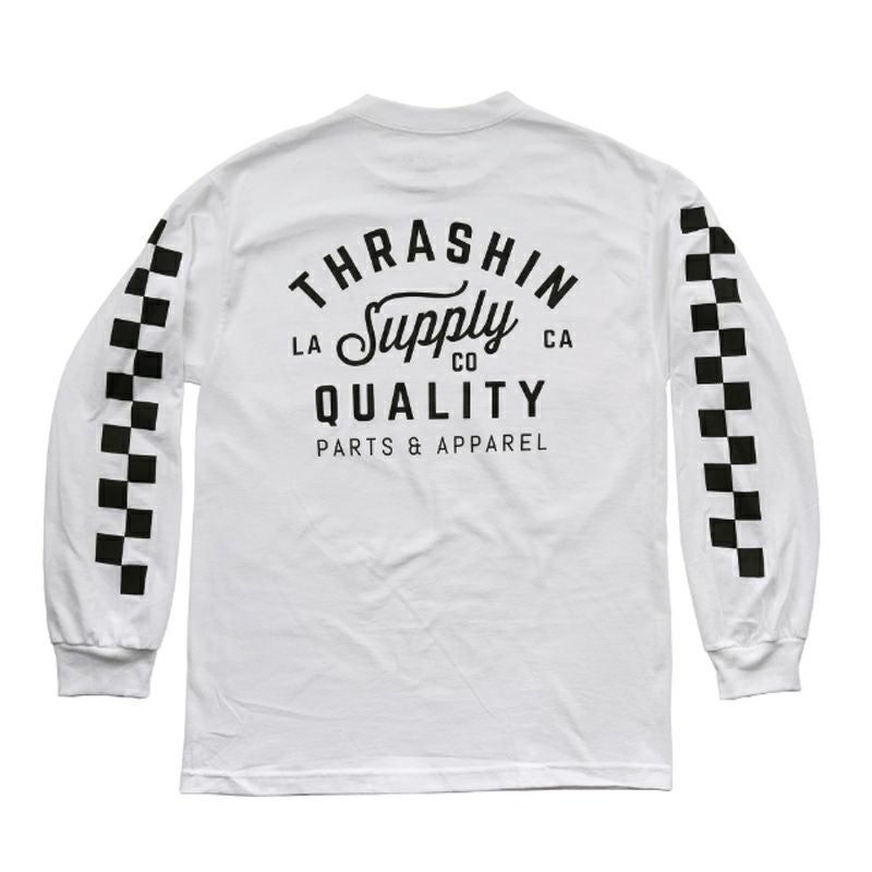 Thrashin Supply 「Quality」ロングスリーブ ホワイト-02