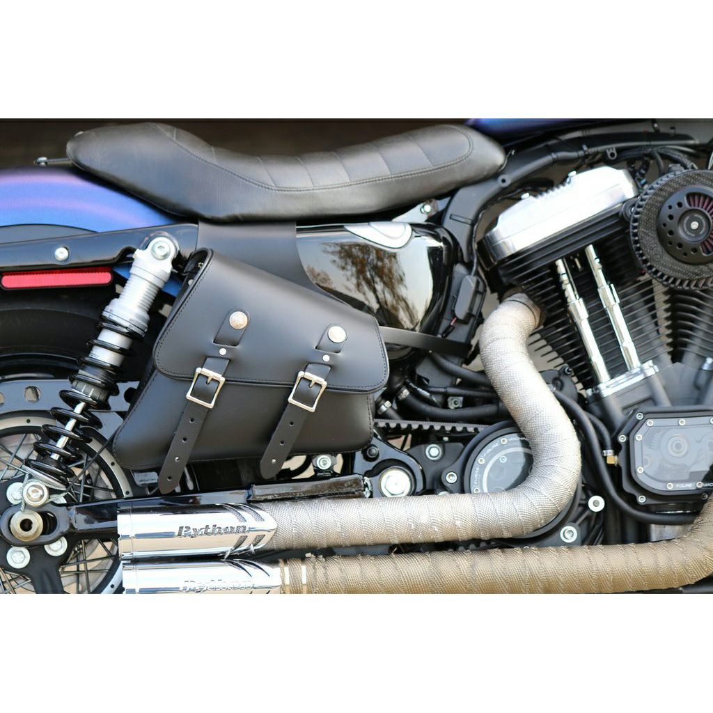 レザーワークス スモール・スローオーバー・スポーツスター本革サドルバッグ-05