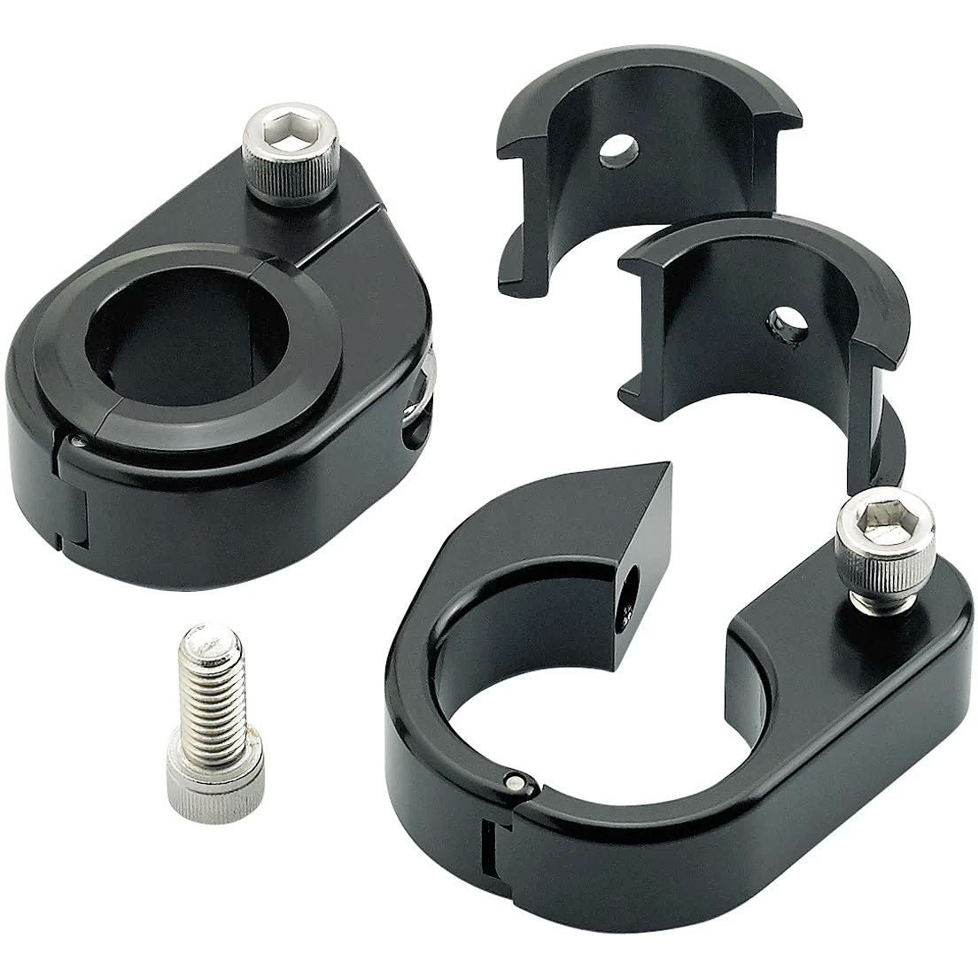 Biltwell(ビルトウェル) アングル付スピードメータークランプ ハーレー