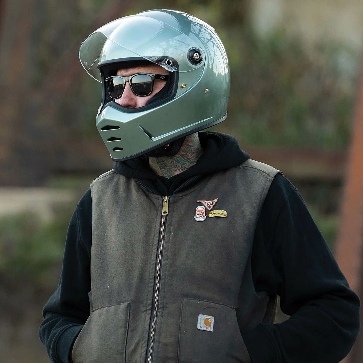 ビルトウェル レーンスプリッター ヘルメット メタリック　オリーブ-09