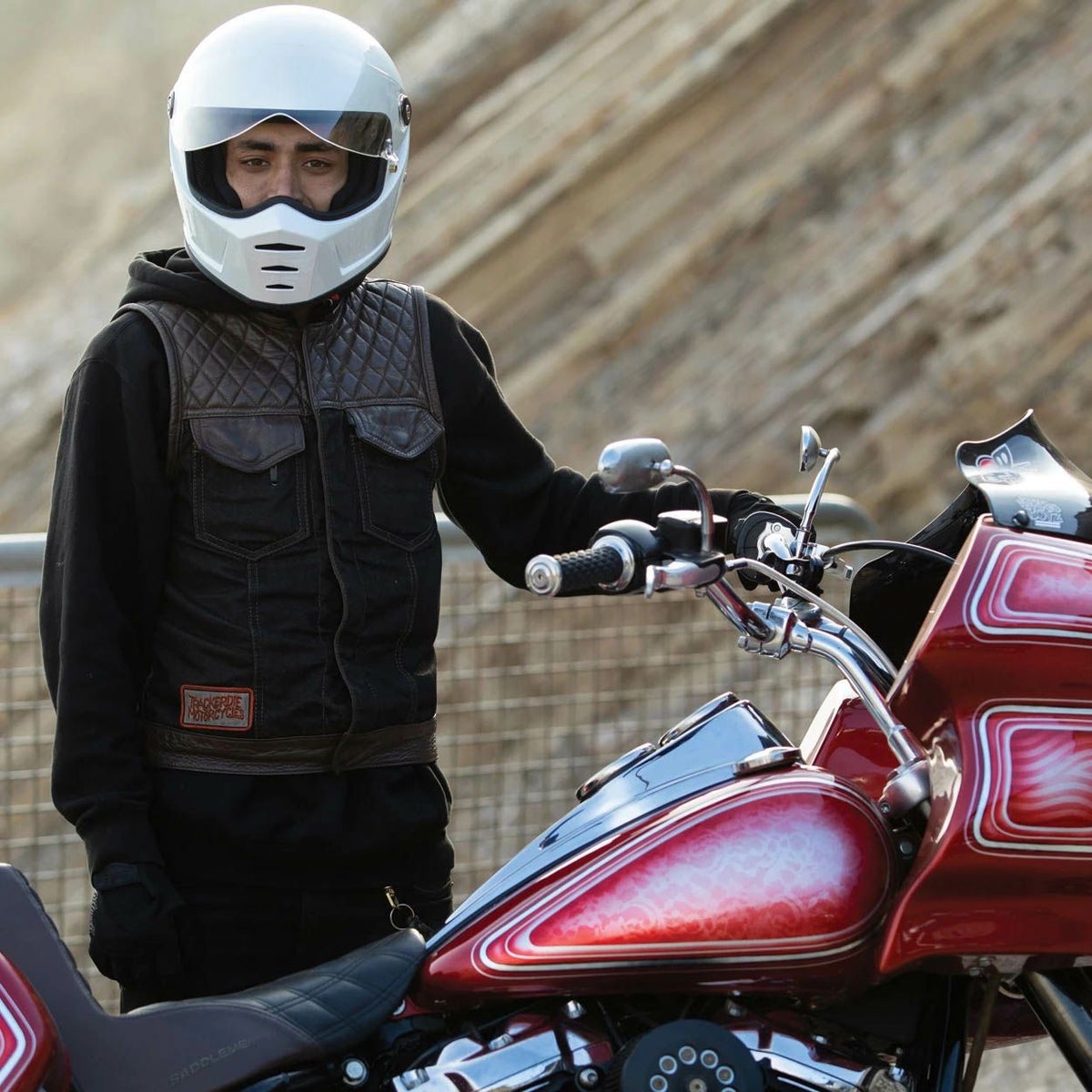 ビルトウェル レーンスプリッター ヘルメット メタリック　パール　ホワイト-06