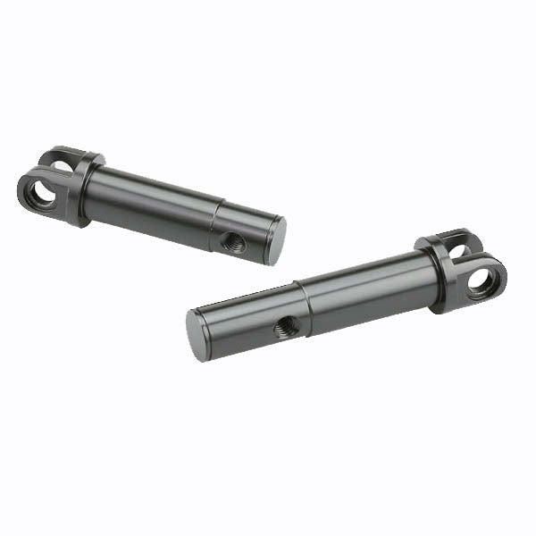 キジマ アルミブレーキアーム フォワードコントロール車用 ブラック