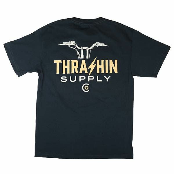 Thrashin Supply 「HANDLE BAR」Tシャツ ネイビー-01