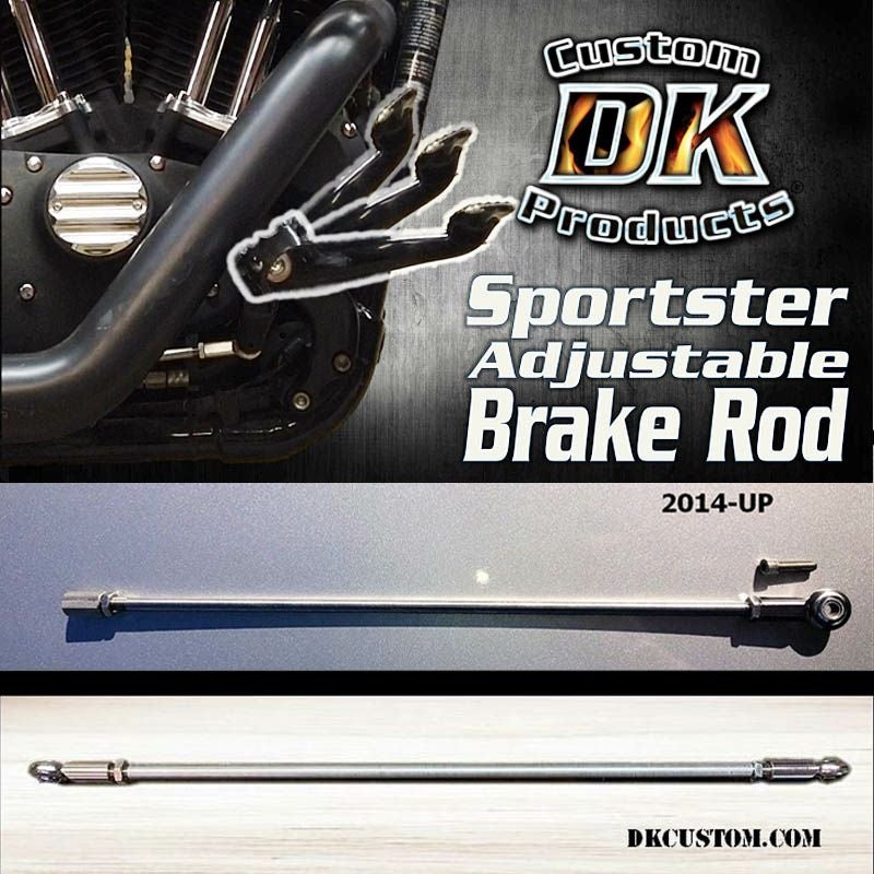 DK-Custom ショート・ブレーキアーム アジャスタブルリンケージ　ポリッシュ-05