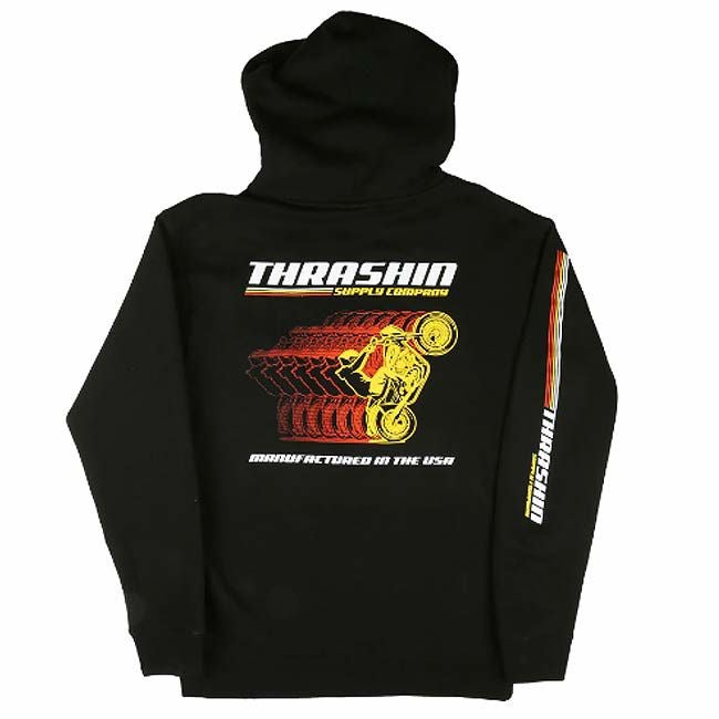 Thrashin Supply　フーデッドパーカー　【Racing Stripes】-01