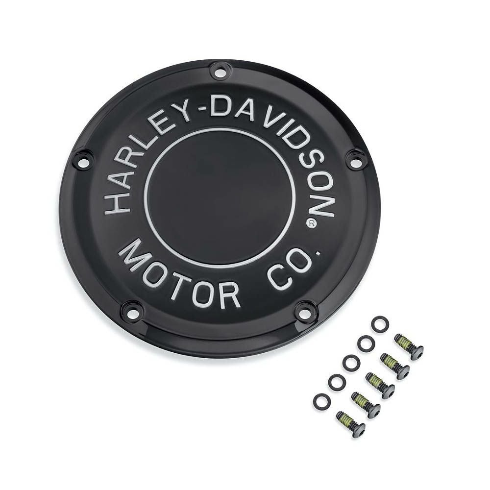 H-D Motor Co.コレクション　ダービーカバー　グロスブラック　ツーリング-02