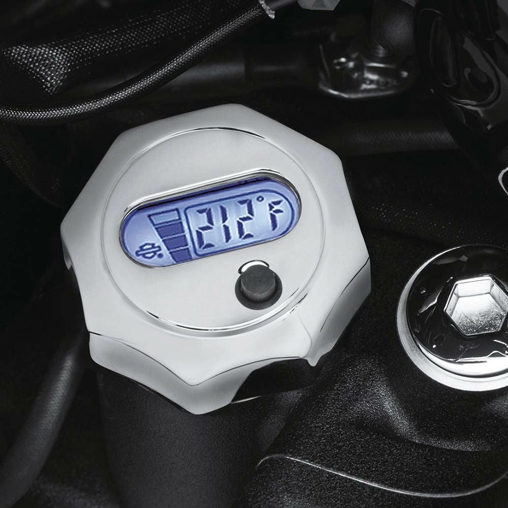 LCD油温度計付 ハーレー オイルディップスティック ツーリングモデル用