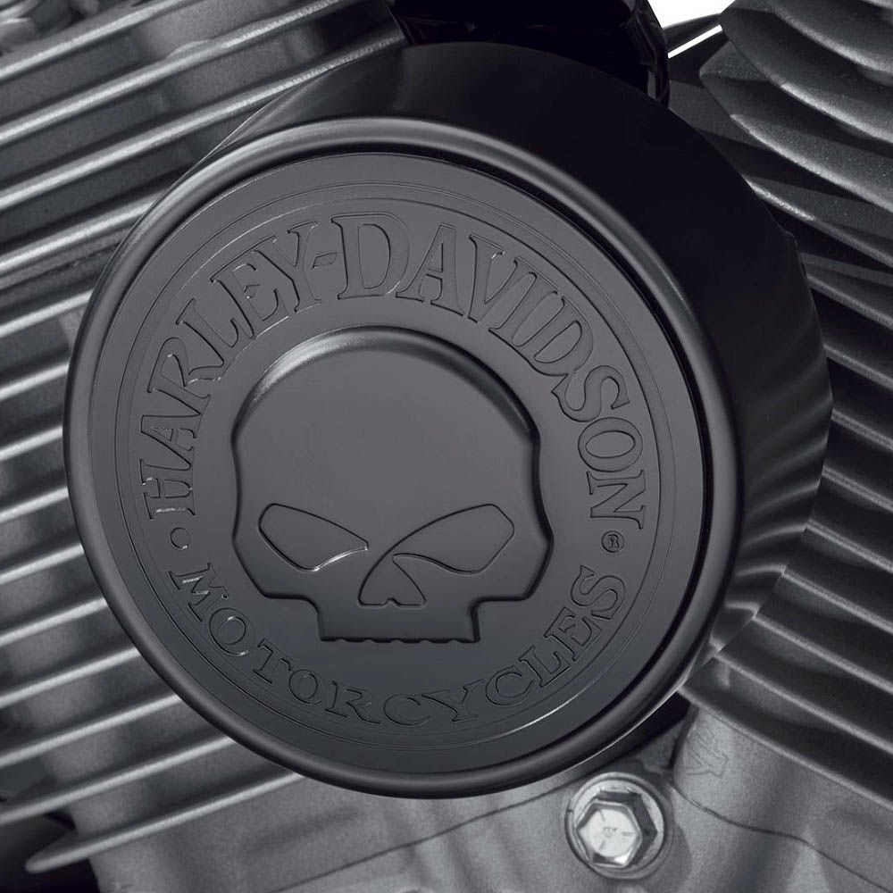 Harley-Davidson純正 ウィリーG スカル　ホーンカバー　ブラック ウィリーG スカル ホーンカバー ブラック |ハーレーパーツ専門店 HDパーツ