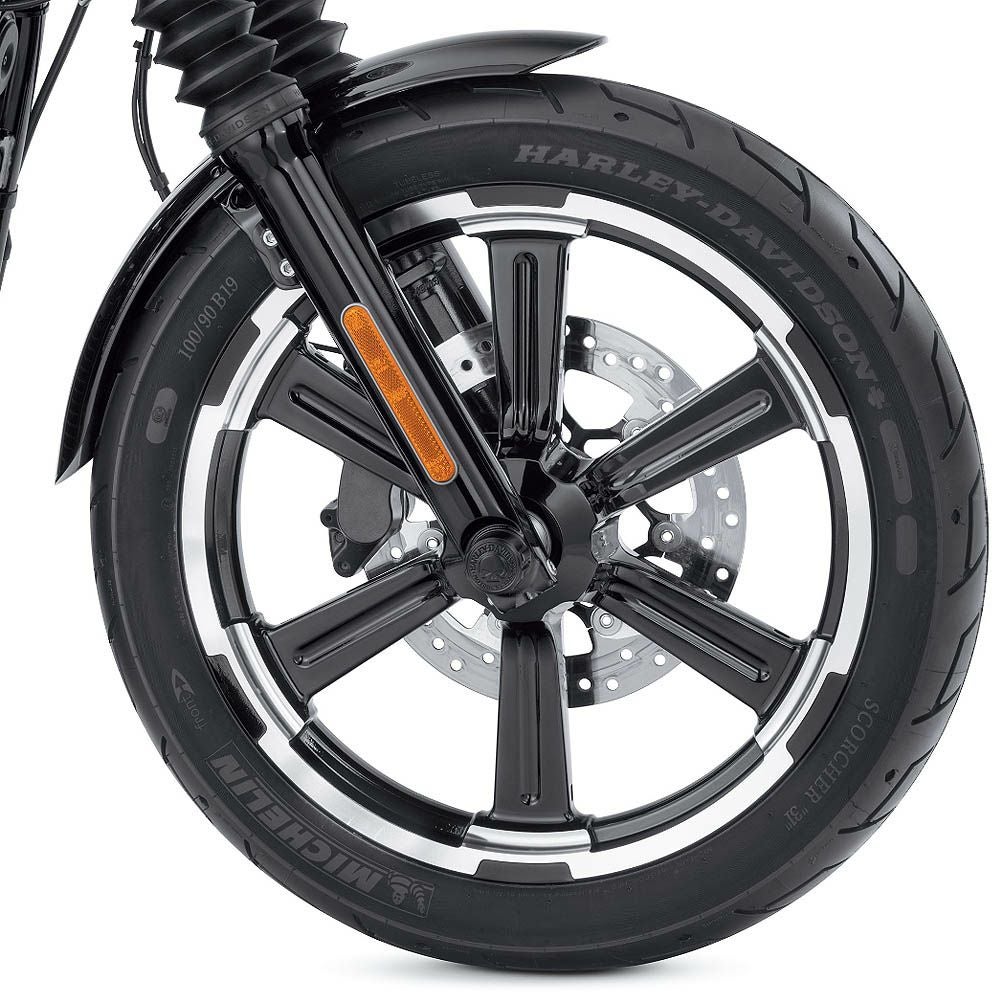 アナイアレイター カスタムホイール 19インチ フロント ハイライト入りグロスブラック　FXBB/S-01