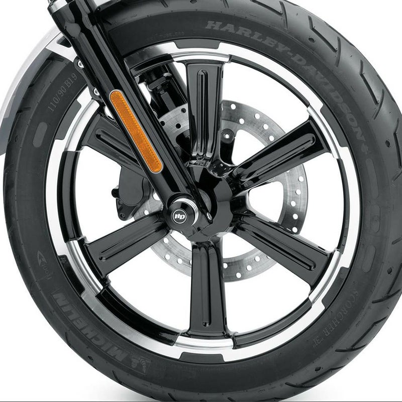 アナイアレイター カスタムホイール 19インチ フロント ハイライト入りグロスブラック　FXLR-01