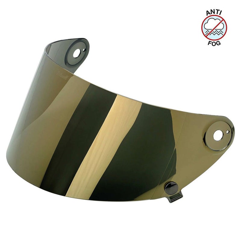 BILTWELL「GRINGO S」シールド ゴールドミラー ANTI-FOG-01