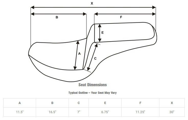 SaddleMen SDC パフォーマンス グリップシート ゲル入り ツーリング-02