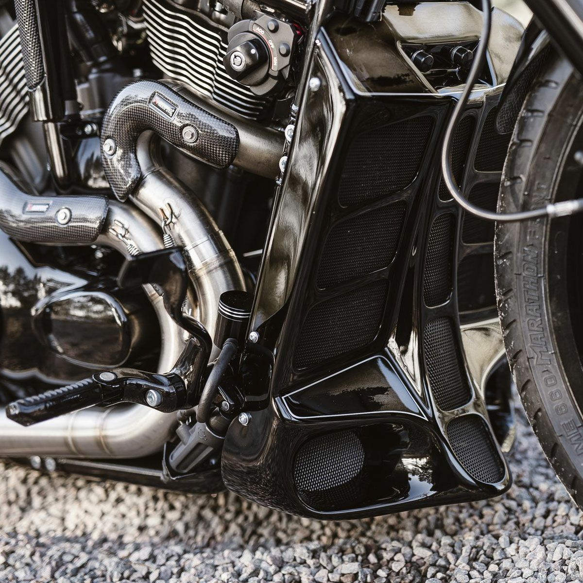 Killer Custom V-ROD リアブレーキマスターシリンダー・リロケーションキット-04