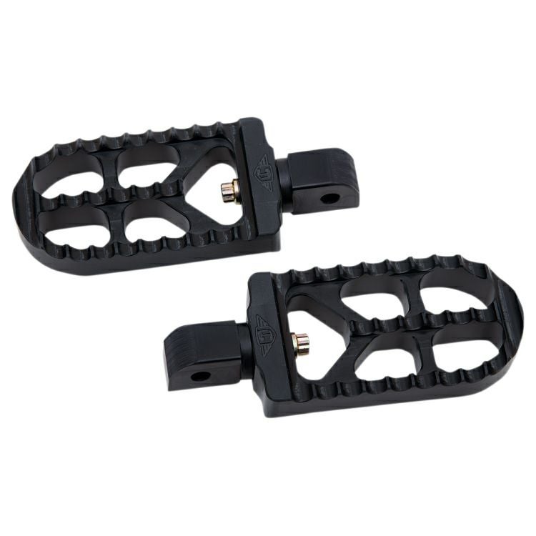 ジョーカーマシン MXスタイル・パッセンジャーフットペグ ロング ブラック-01