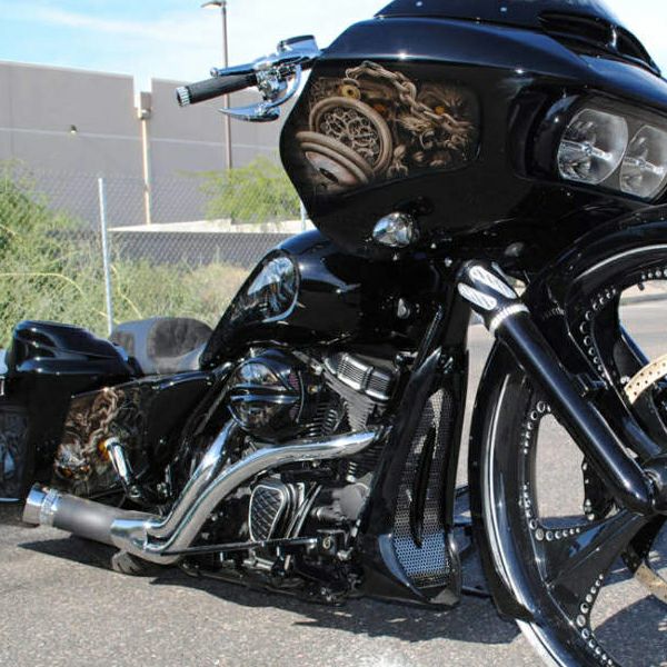 ハーレー　バッサーニ4インチメガホンスリップオン Bassani 4インチスリップオン メガホンスタイルマフラー |ハーレー