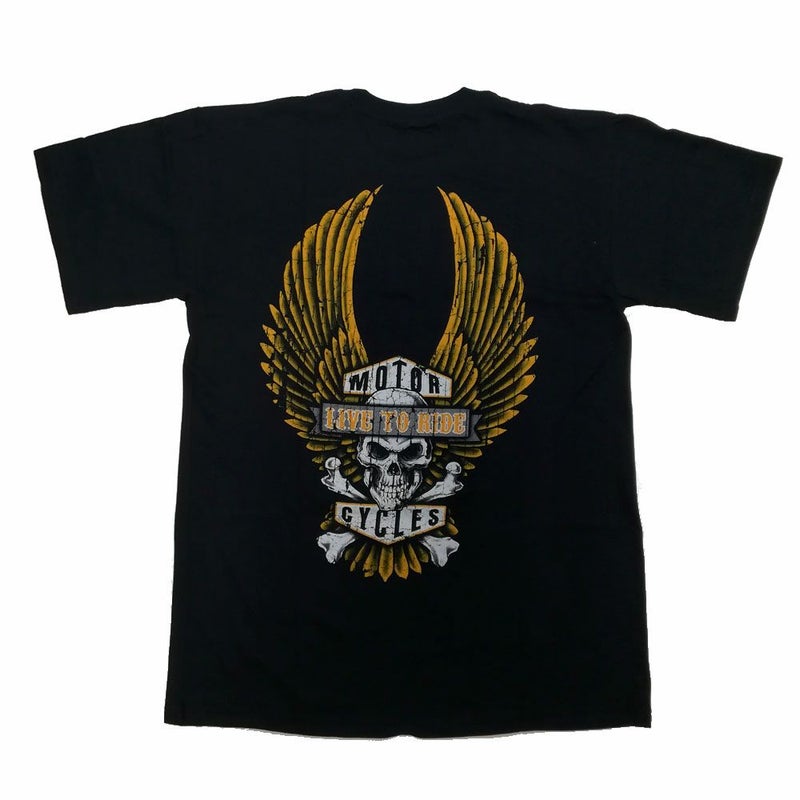 Lethal Threat  Winged Motorcycle Tシャツ-02