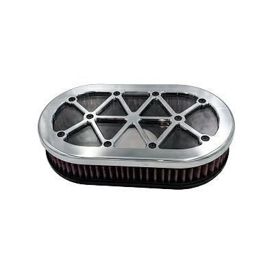 TABパフォーマンス ゾンビー・スーパーインテーク エアクリーナー クローム/シルバー-02