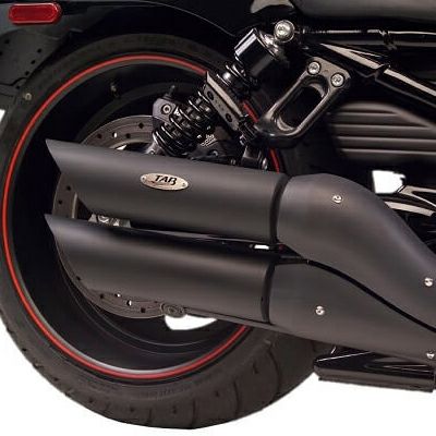 茶*丸様 ハーレーV-ROD 用Tabパフォーマンススリップオンサイレンサー TABパフォーマンス スラッシュカット・スリップオンマフラー ナイト