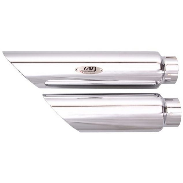 TABパフォーマンス スタッガード・スラッシュカット・スリップオンマフラー クローム-03