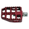 MJKパフォーマンス ビレットフットペグ 3x4インチ レッド-02