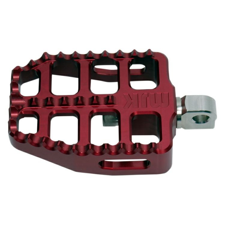 MJKパフォーマンス ビレットフットペグ 3x4インチ レッド-02
