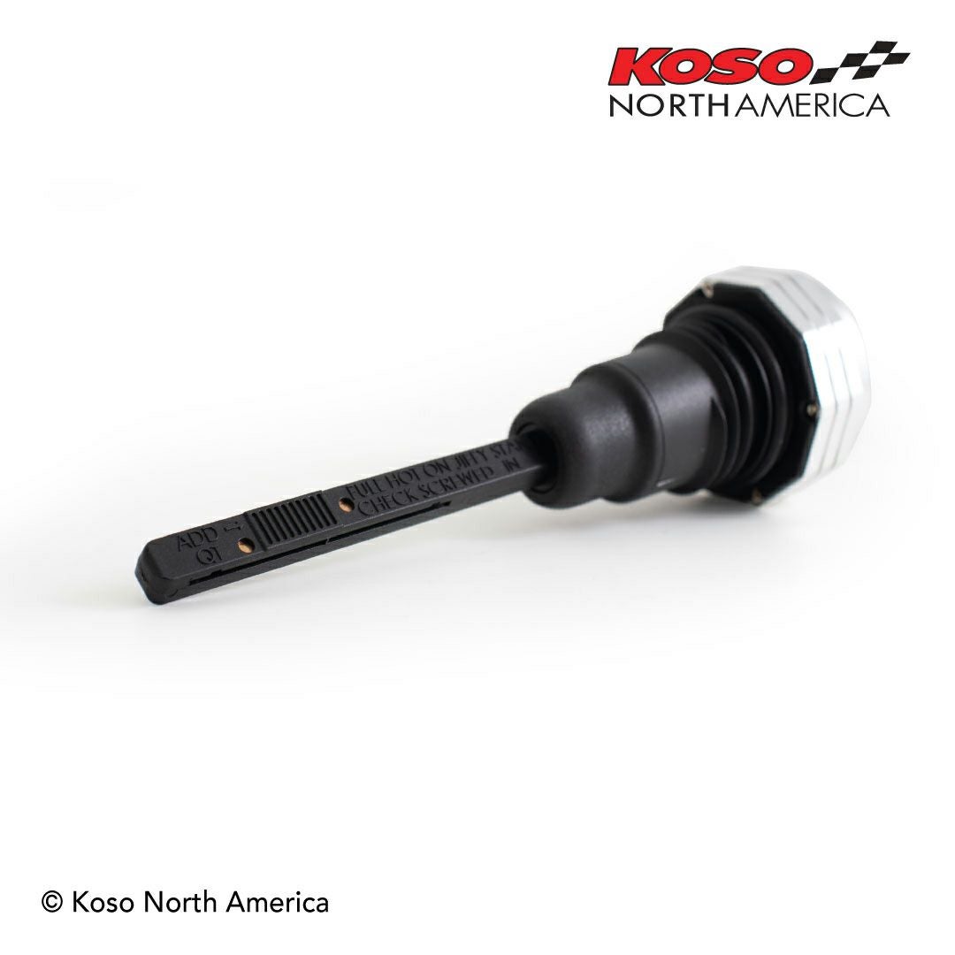KOSO デジタル油温計付 オイルディップスティック シルバー-03
