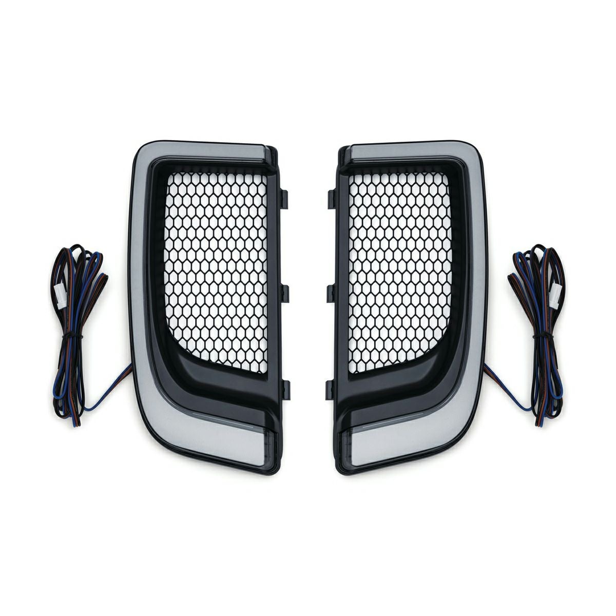 クリアキン トレーサー LED フェアリング ロワーグリル サテンブラック-01