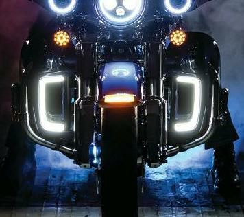 SALE】クリアキン トレーサー LED ハーレー、フェアリングロワーグリル