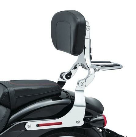 クリアキン　ドライバー＆パッセンジャー　ハーレー　バックレスト　収納リアキャリア　ブラック SALE】クリアキン ライダー＆パッセンジャーバックレスト 収納キャリア