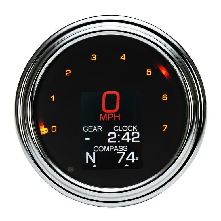 DAKOTA DIGITAL MLXシリーズ 4-1/2インチ デジタルゲージ クロームベゼル-03