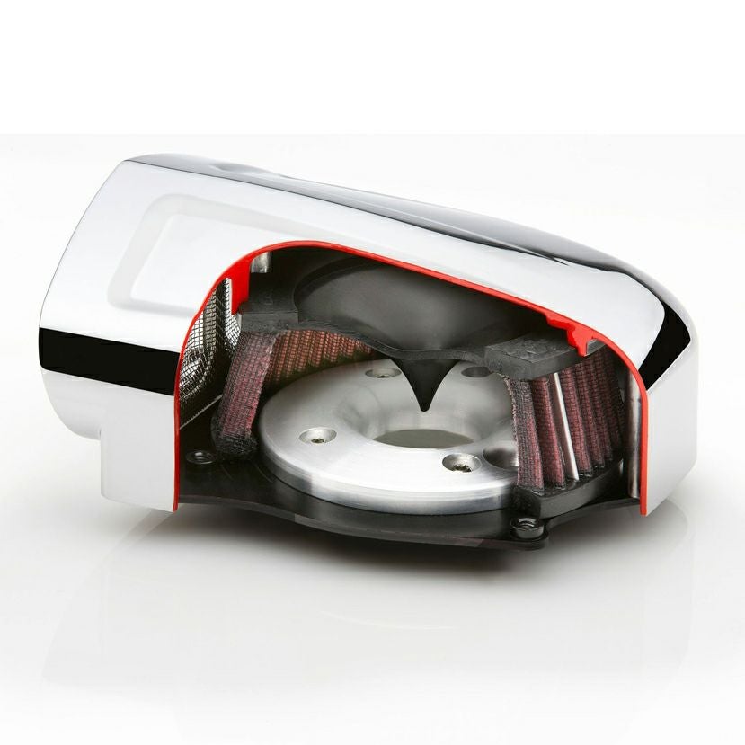 コブラ POWRFLO エアクリーナー クローム-02