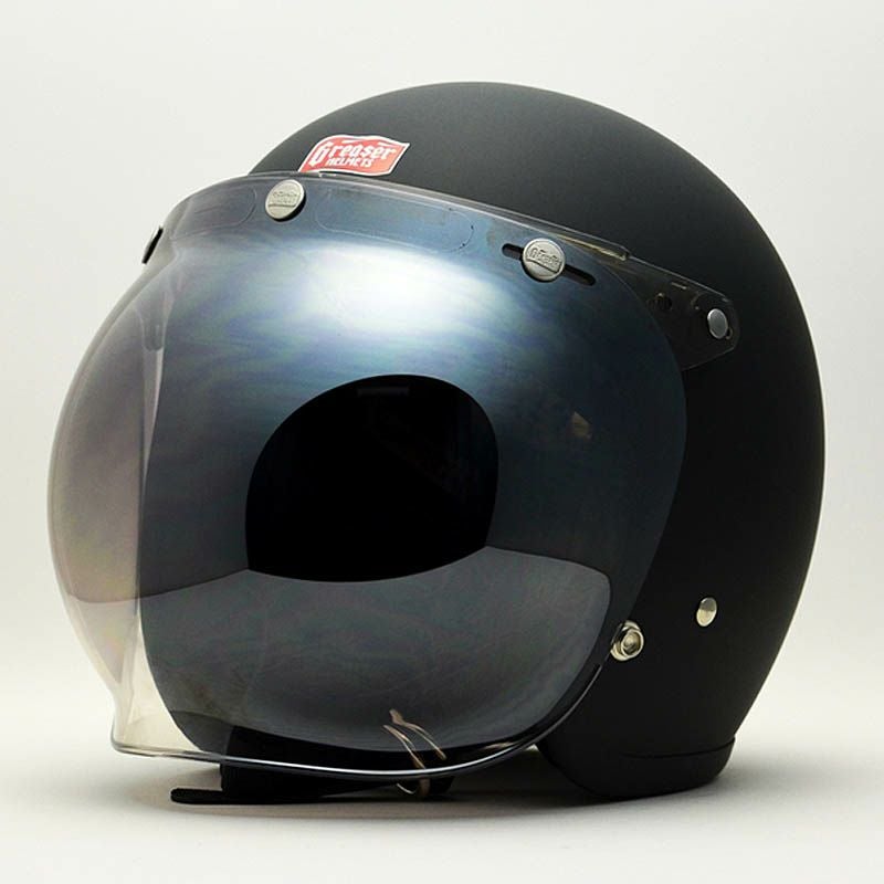 GREASER FLIP UPバブルシールド フラッシュミラーライトスモーク-01