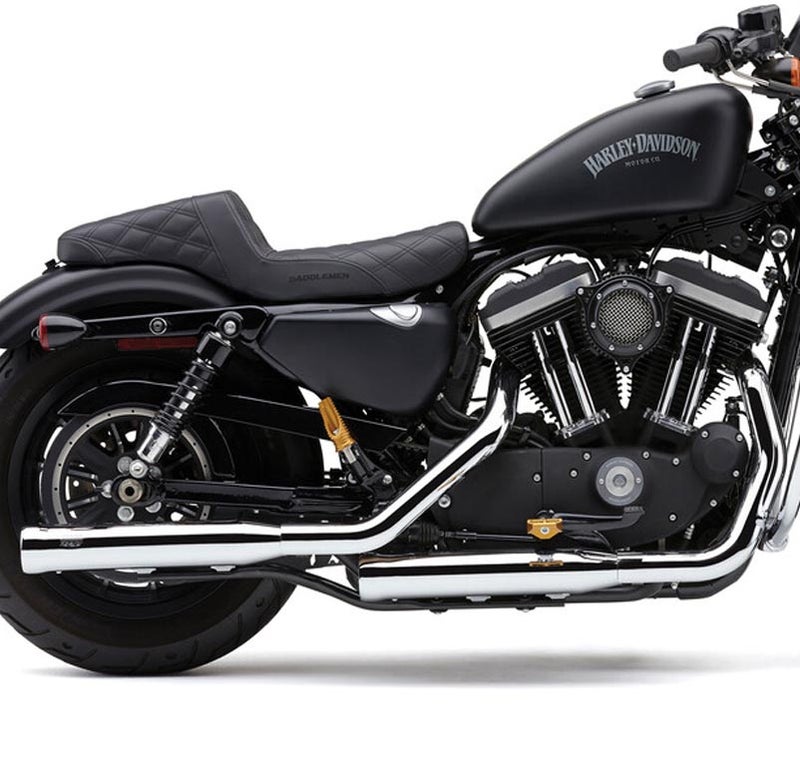 COBRA ネイバーヘイター 3インチ スリップオン・マフラー クローム 2014以降スポーツスター-01